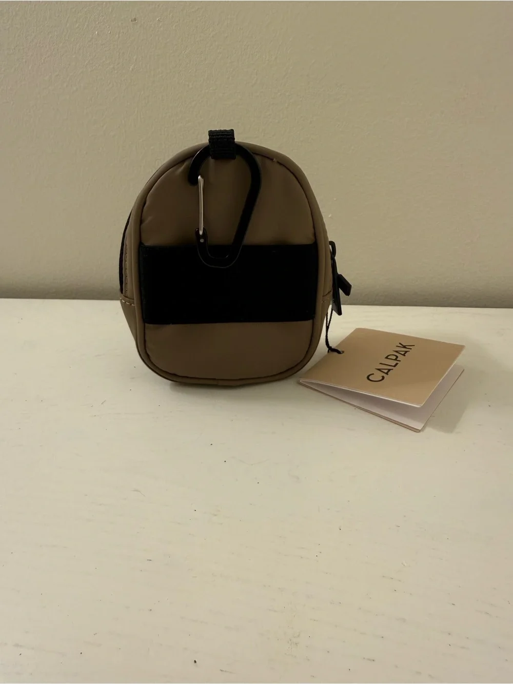 Calpak Small Backpack Pouch in Brown